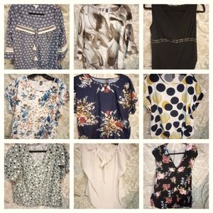 BUNDLE OF 18 WOMANS TOPS SIZE XL ((**5-4**))